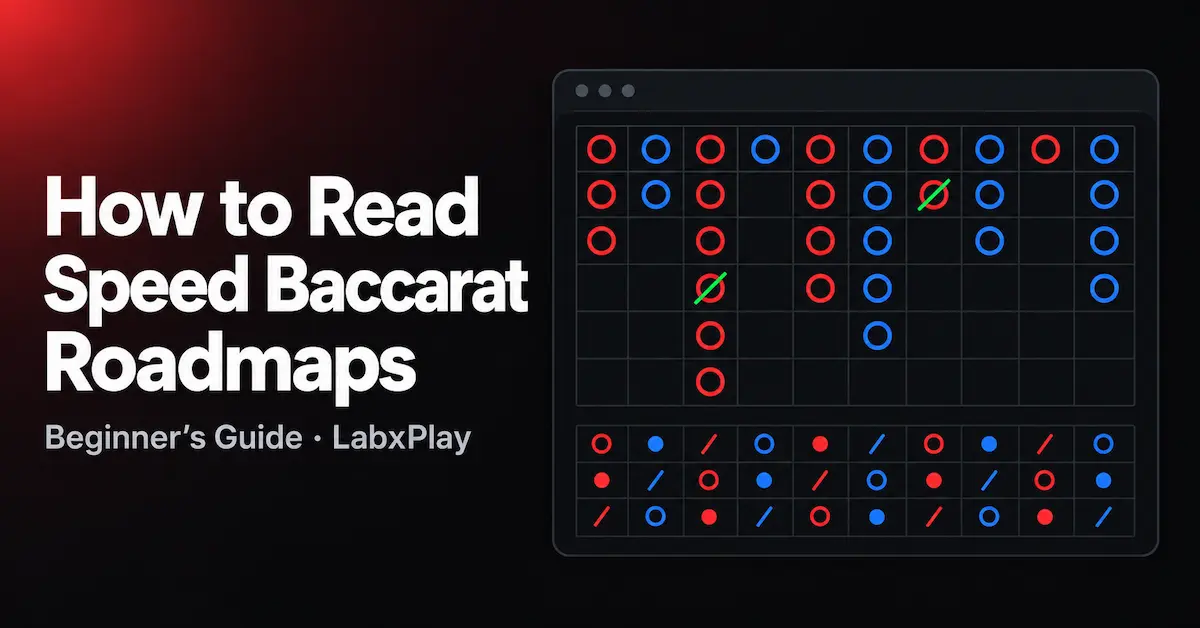 Evolution Speed Baccarat roadmap with the Big Road and derived roads – LabxPlay beginner's guide